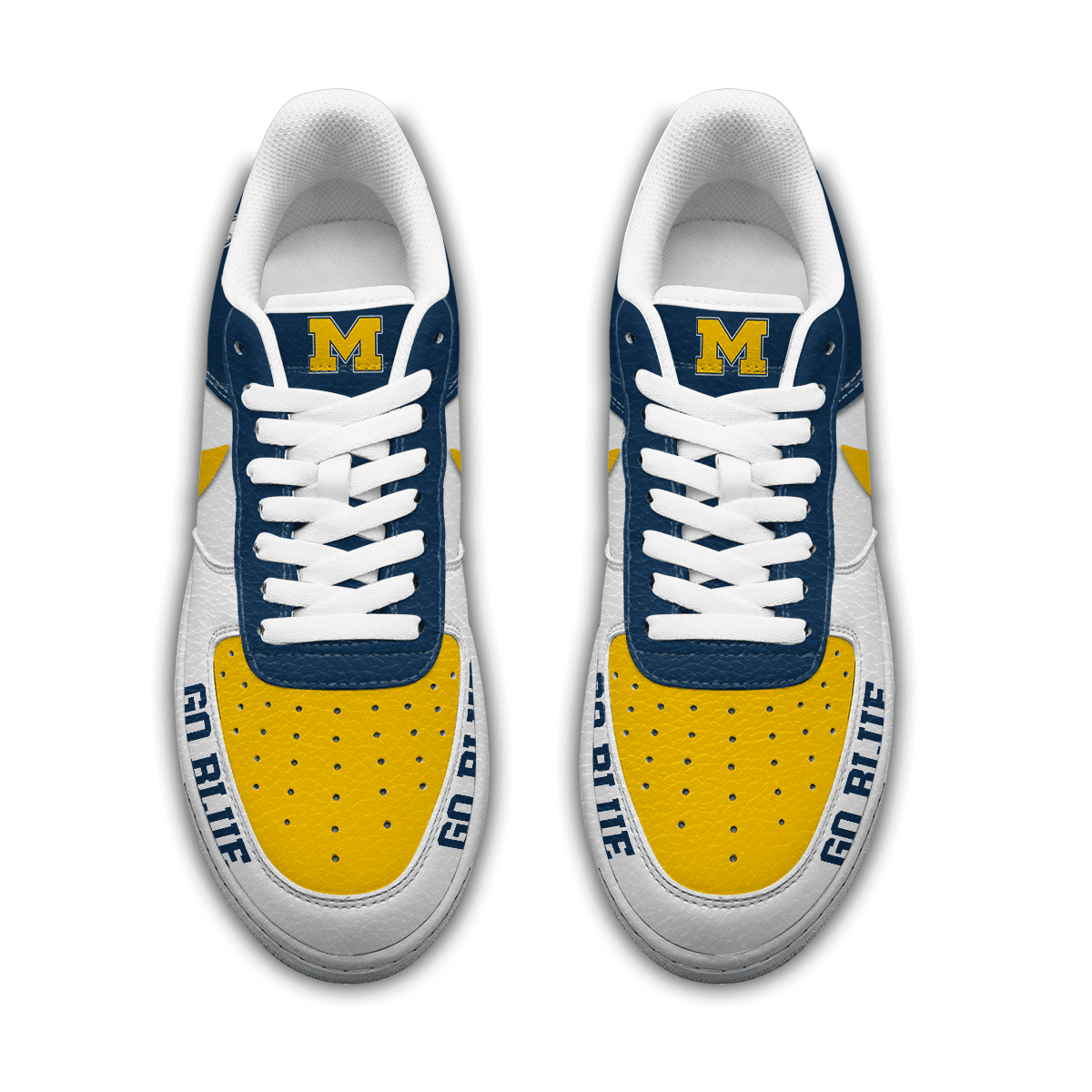 Michigan Wolverines x Premium AF1 Shoes Limited Edition – Gift for Fans TTH190536 - Image 3