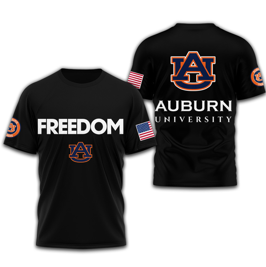Auburn Tigers | Premium NCAA Freedom 3D Shirt TTH2105271