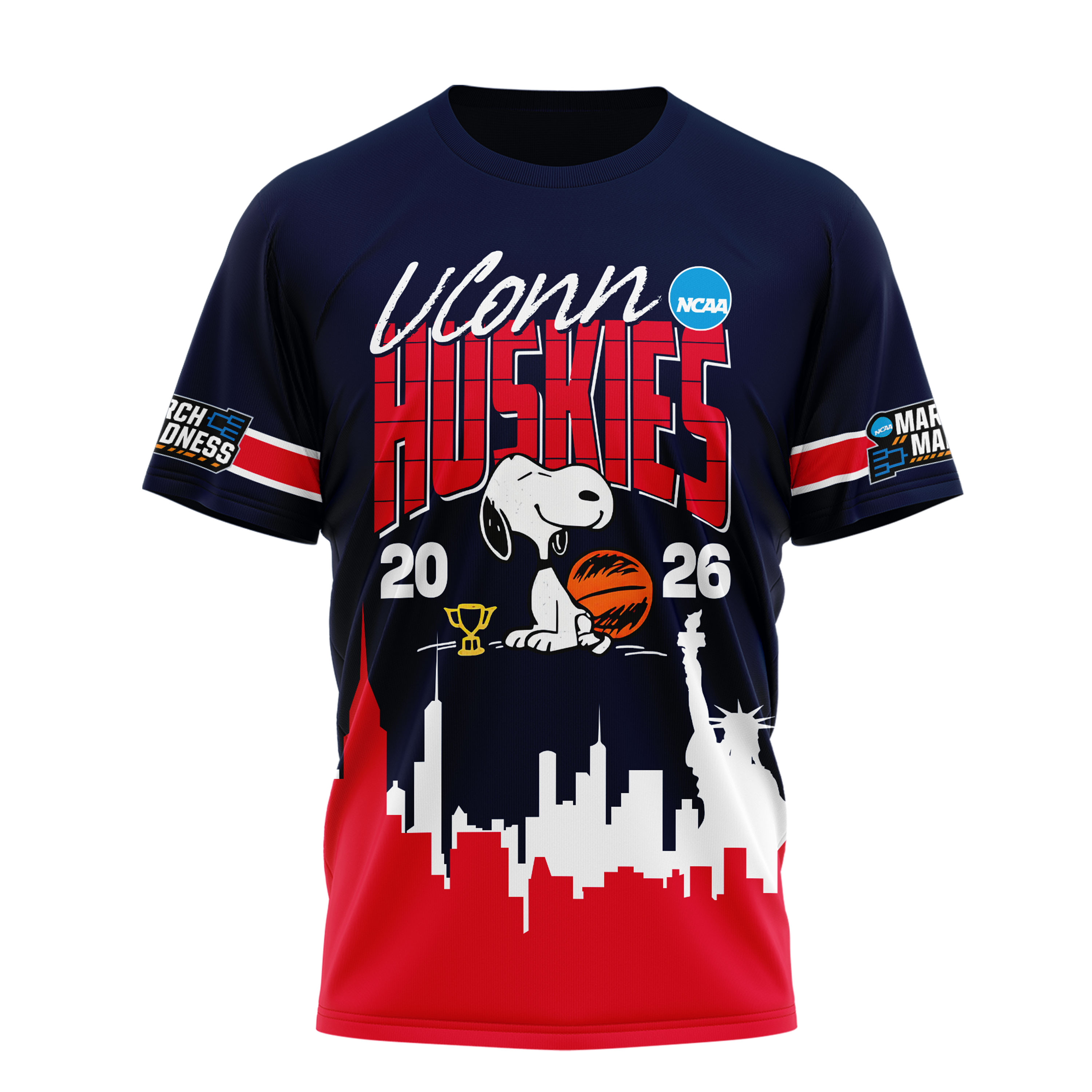 UConn Huskies | Premium NCAA March Madness 3D Shirt TTH2105318