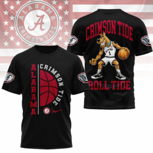 Alabama Crimson Tide | Premium NCAA Scooby-Doo Basketball 3D Shirt TTH2105277