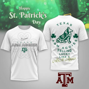 Texas A&M Aggies | Premium NCAA Lucky St. Patricks Day Shirt TTH2105302