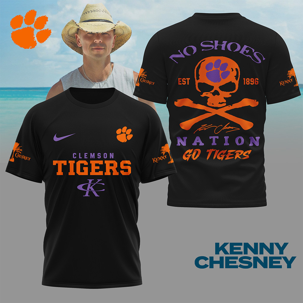 Clemson Tigers | Premium NCAA Kenny Chesney Fan 3D Shirt TTH2105268