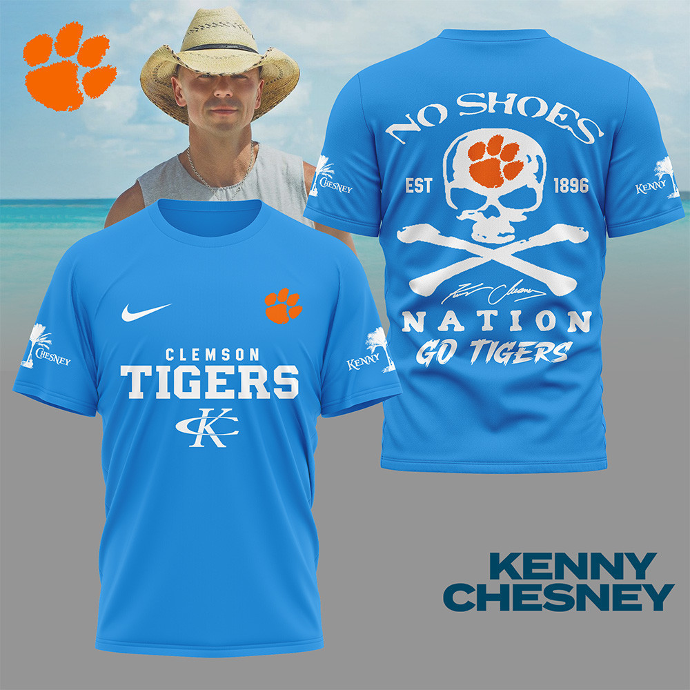 Clemson Tigers | Premium NCAA Kenny Chesney Fan 3D Shirt TTH2105268 - Image 2