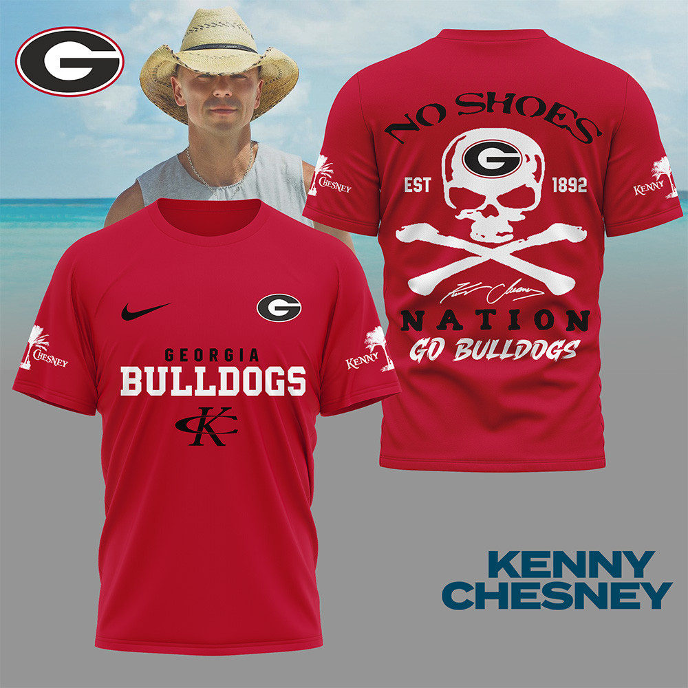 Georgia Bulldogs | Premium NCAA Kenny Chesney Fan 3D Shirt TTH2105268 - Image 3