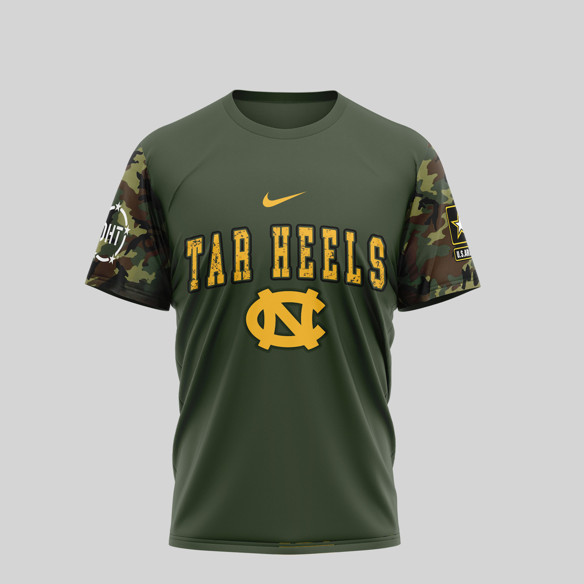 North Carolina Tar Heels | Premium U.S.Army 3D Shirt TTH2105280 - Image 2