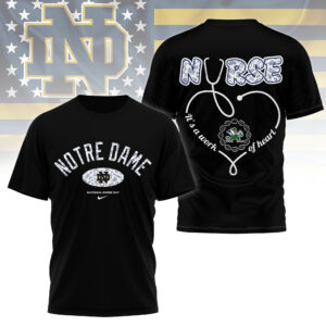 Notre Dame Fighting Irish | Premium Nurse Appreciation Day 3D Shirt TTH2105281