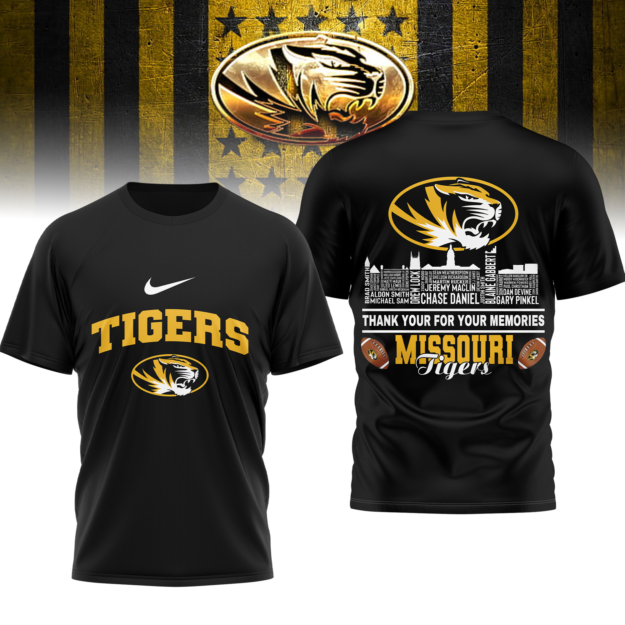 Missouri Tigers | Premium Grateful Game Day 3D Shirt TTH2105254