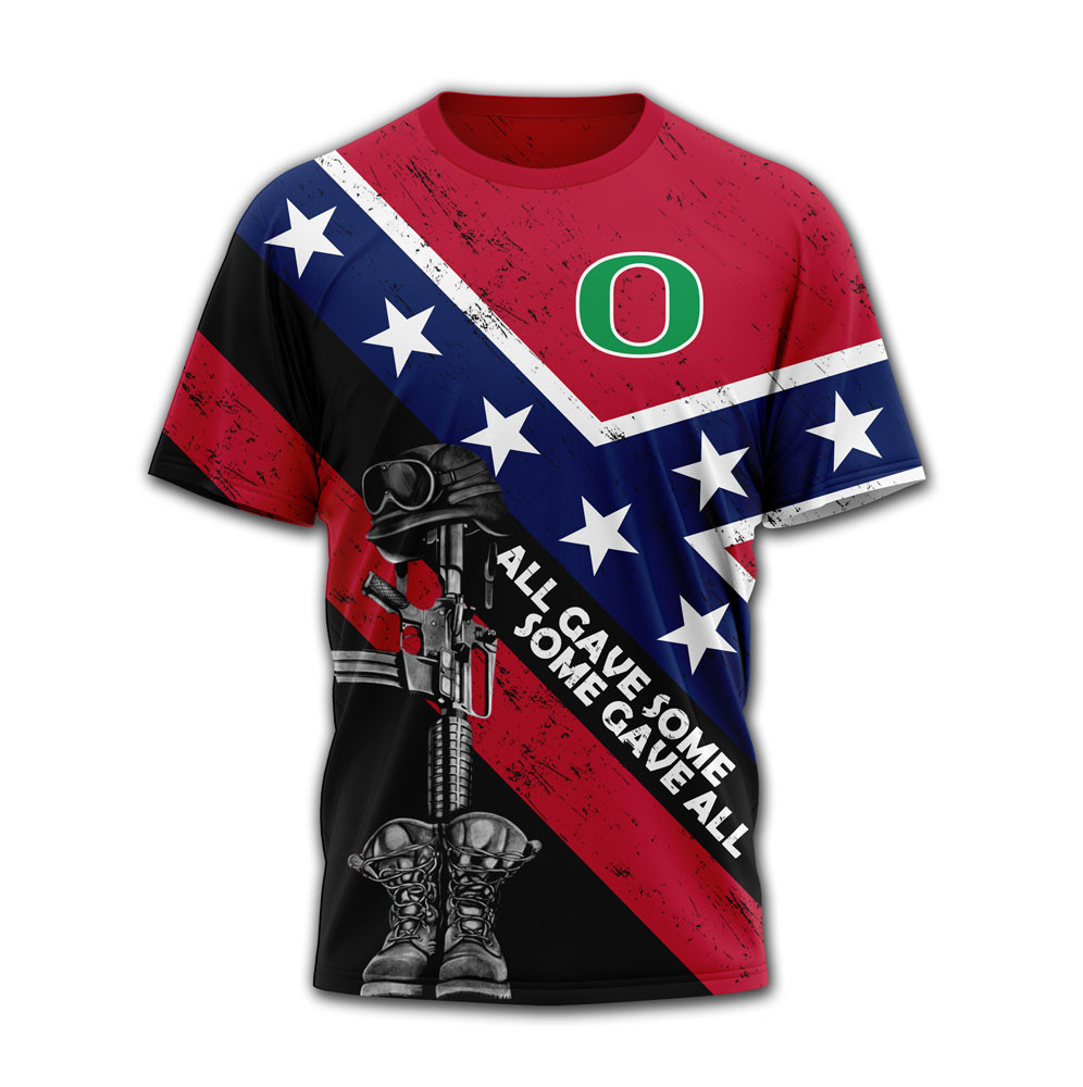 Oregon Ducks | Premium NCAA Honoring Our Veterans T-Shirt TTH2105306