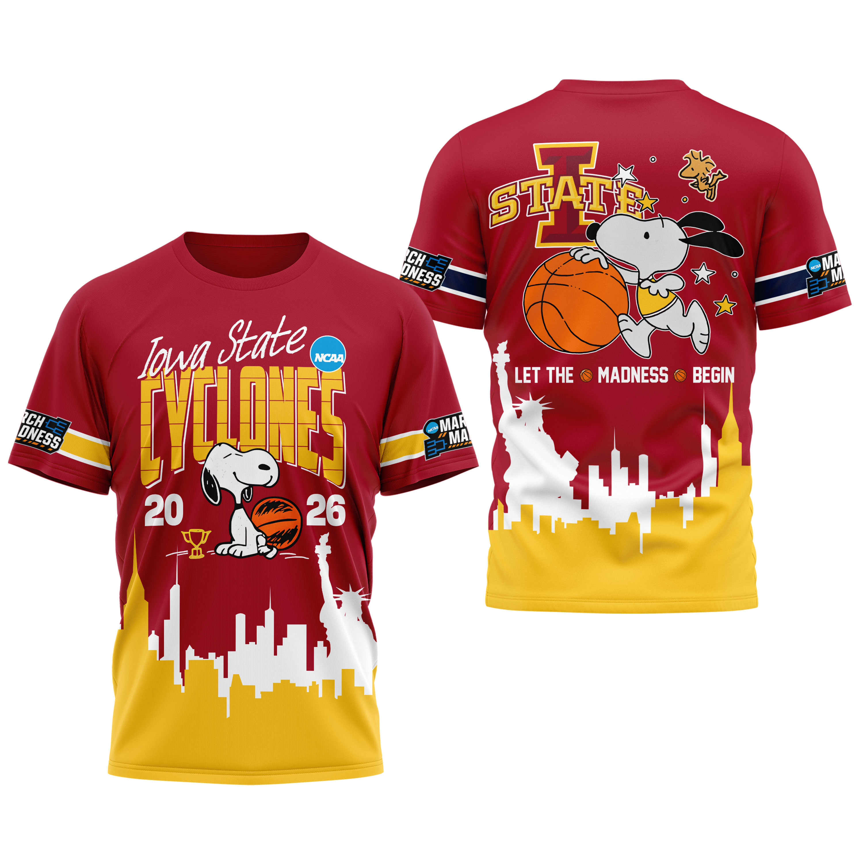 Iowa State | Premium NCAA March Madness 3D Shirt TTH2105318 - Image 3