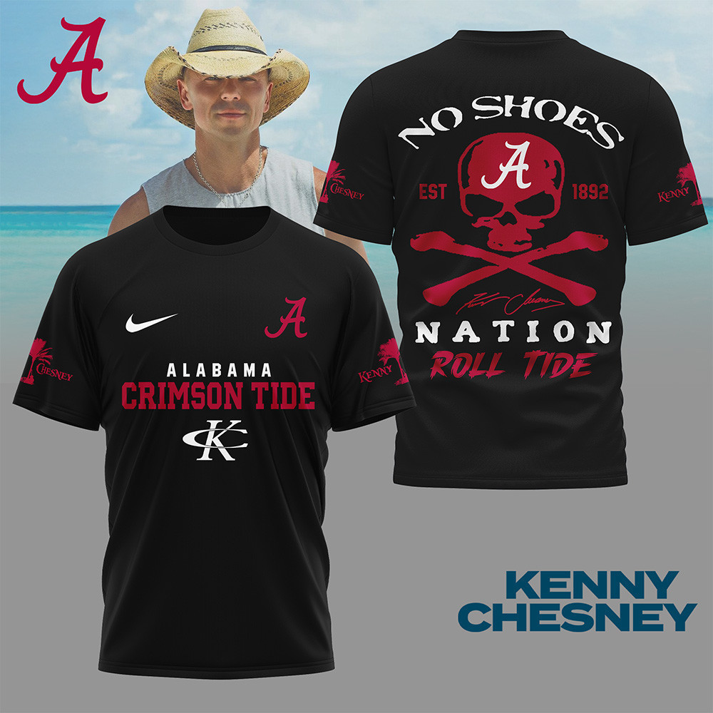 Alabama Crimson Tide | Premium NCAA Kenny Chesney Fan 3D Shirt TTH2105300