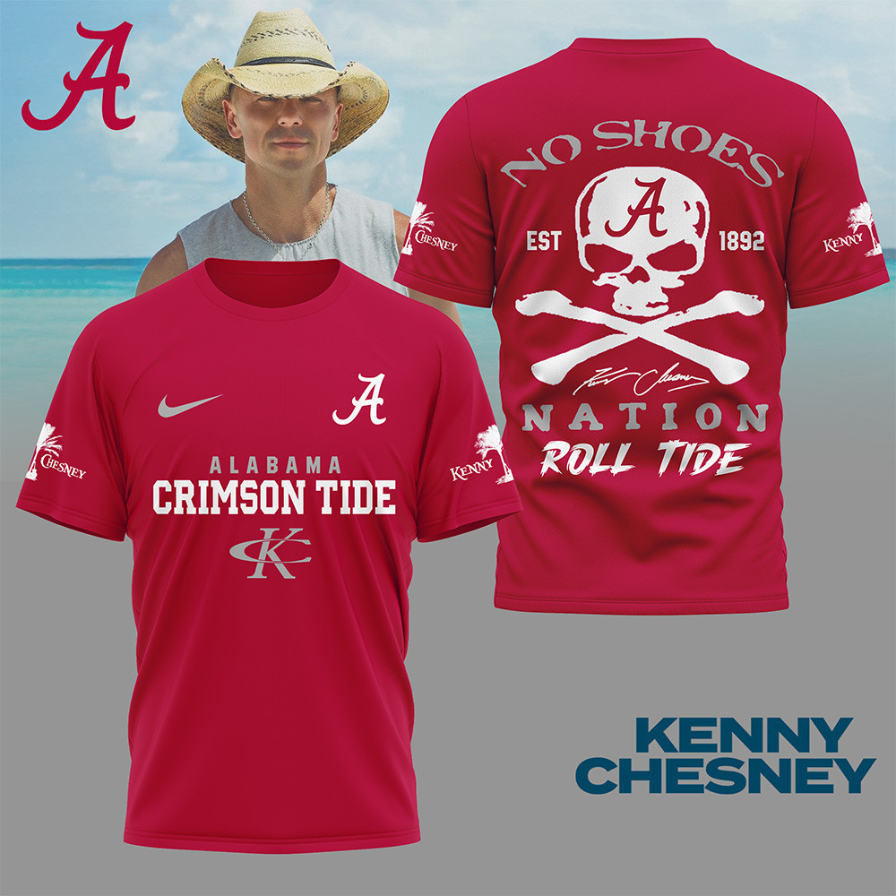 Alabama Crimson Tide | Premium NCAA Kenny Chesney Fan 3D Shirt TTH2105300 - Image 3