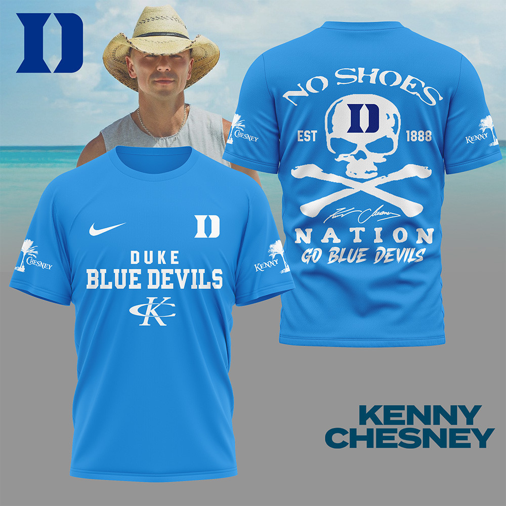 Duke Blue Devils | Premium NCAA Kenny Chesney Fan 3D Shirt TTH2105268 - Image 2