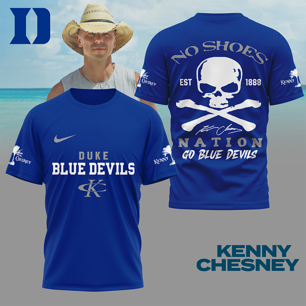 Duke Blue Devils | Premium NCAA Kenny Chesney Fan 3D Shirt TTH2105268 - Image 3