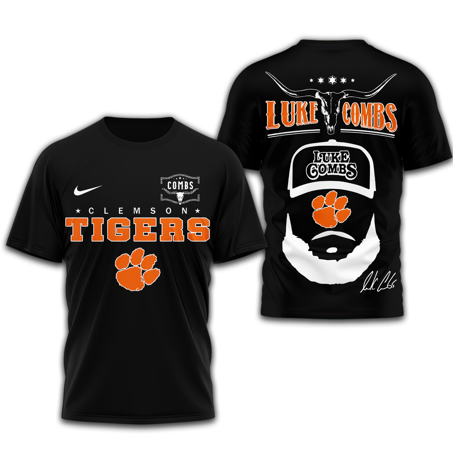 Clemson Tigers | Premium NCAA Luke Combs 3D Shirt TTH2105338