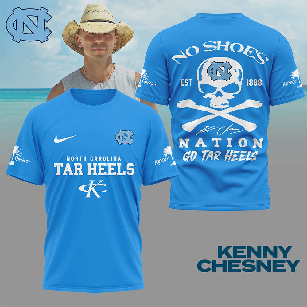 North Carolina Tar Heels | Premium NCAA Kenny Chesney Fan 3D Shirt TTH2105300 - Image 2
