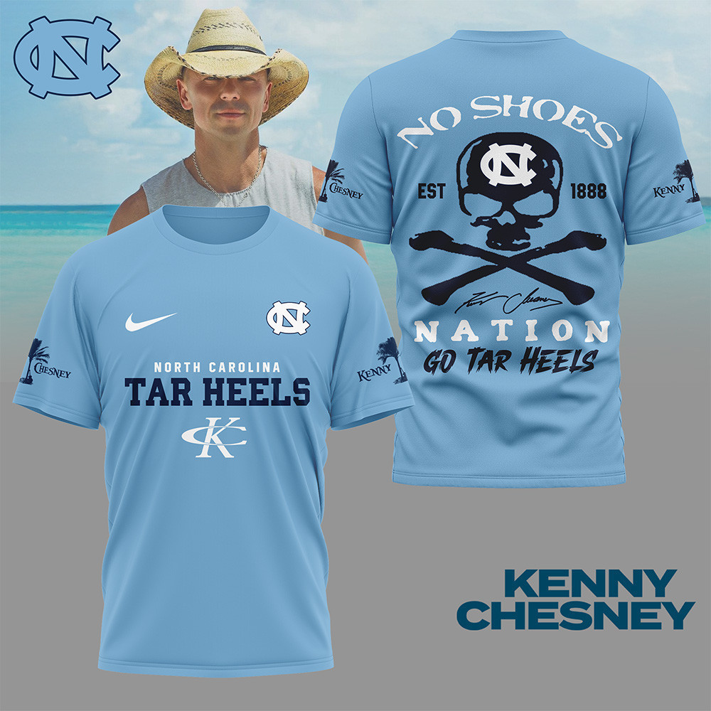 North Carolina Tar Heels | Premium NCAA Kenny Chesney Fan 3D Shirt TTH2105300 - Image 3