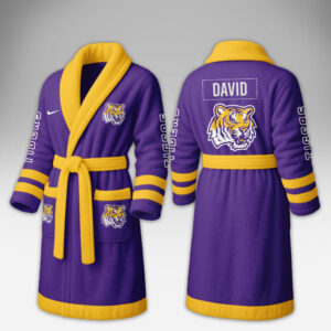 LSU Tigers | Premium NCAA Fleece Bathrobe TTH2105284