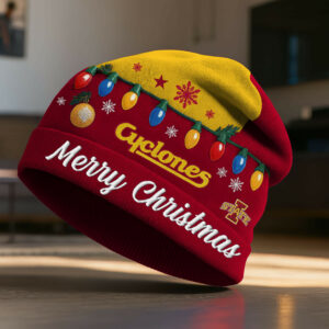 Iowa State Cyclones | Premium NCAA Christmas Beanie Hat TTH2105274
