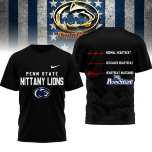 Penn State Nittany Lions | Premium NCAA Heartbeat of True Fan 3D Shirt TTH2105258
