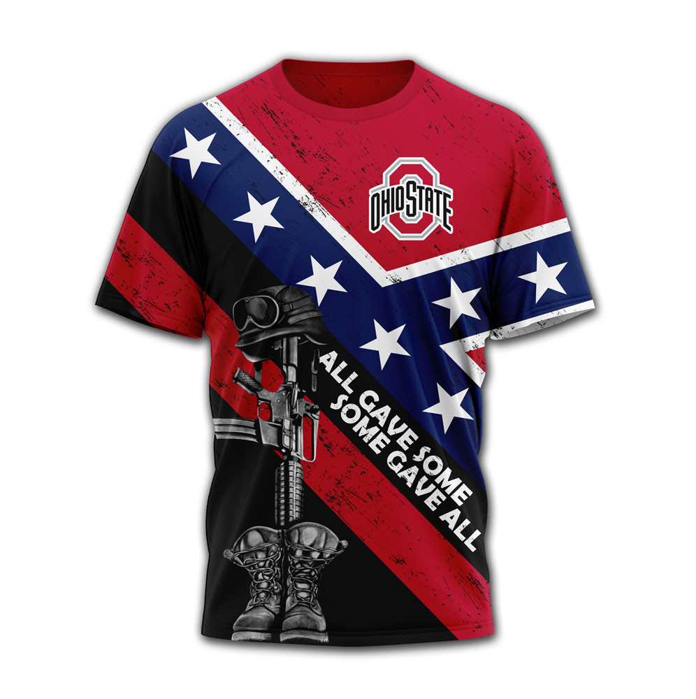 Ohio State Buckeyes | Premium NCAA Honoring Our Veterans T-Shirt TTH2105306
