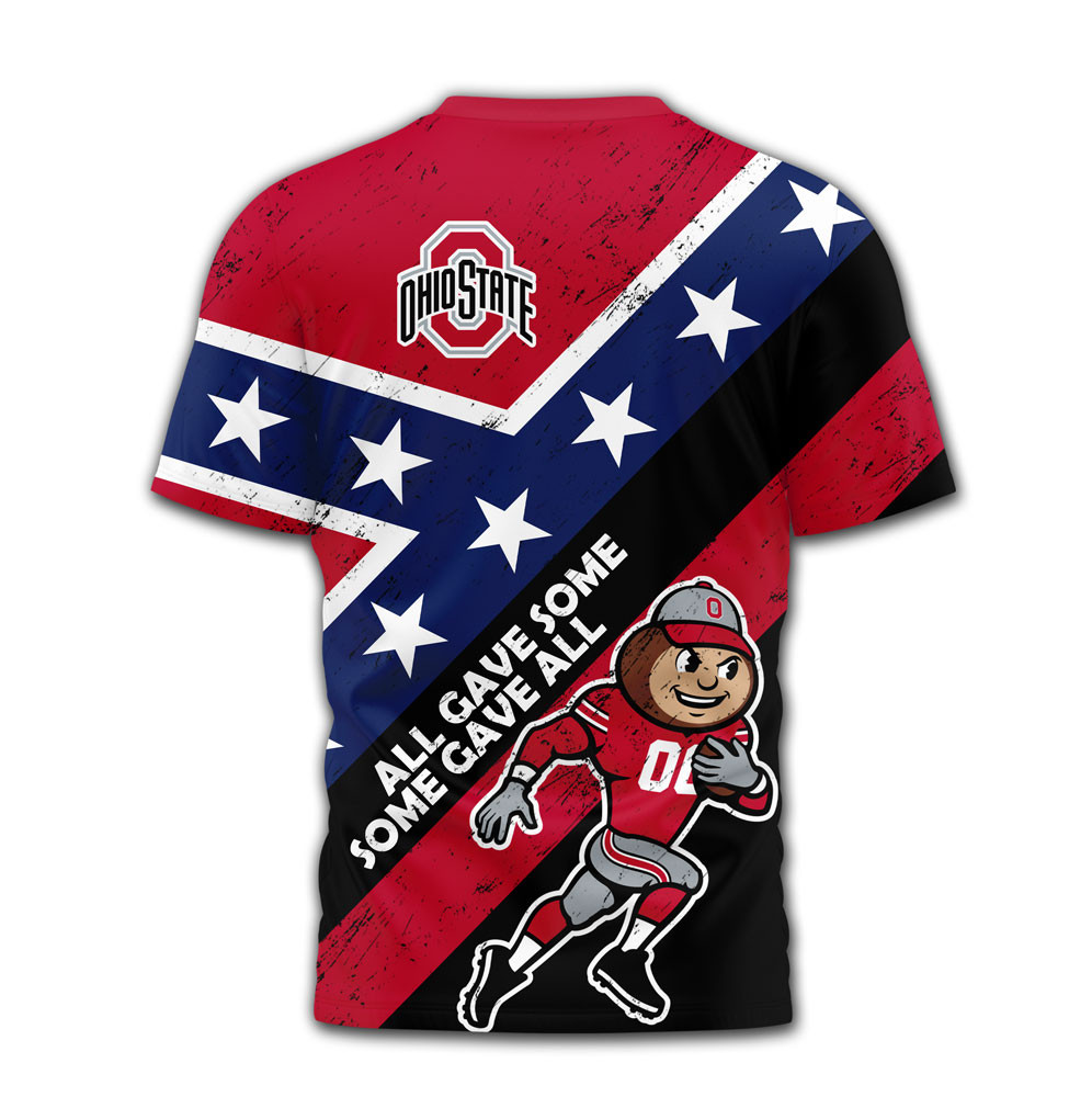 Ohio State Buckeyes | Premium NCAA Honoring Our Veterans T-Shirt TTH2105306 - Image 2