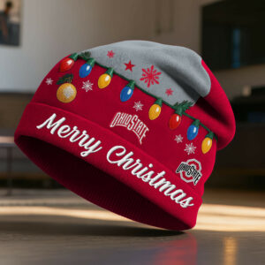 Ohio State Buckeyes | Premium NCAA Christmas Beanie Hat TTH2105274