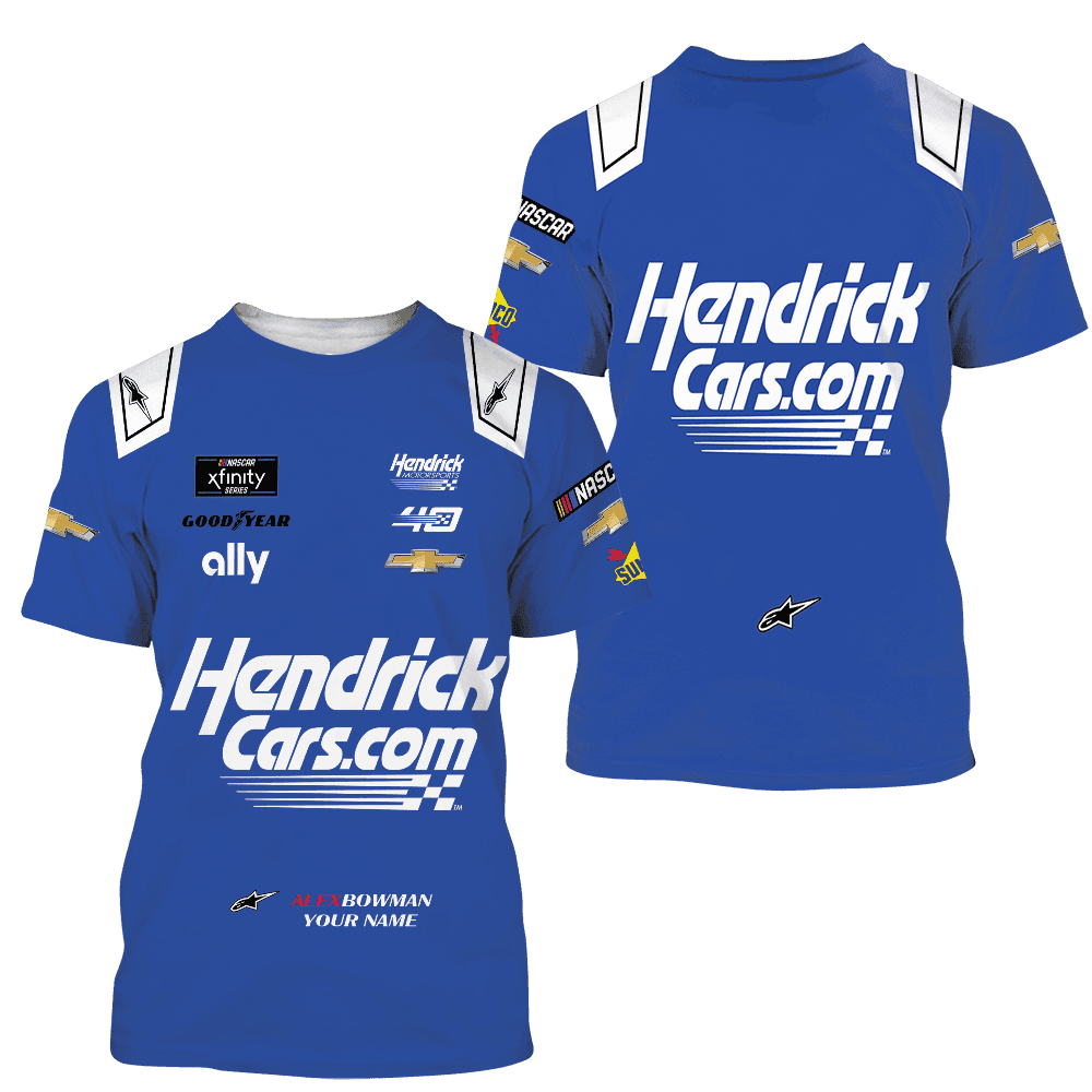 Alex Bowman | Premium Car Racing 3D Printed Apparel - Image 3