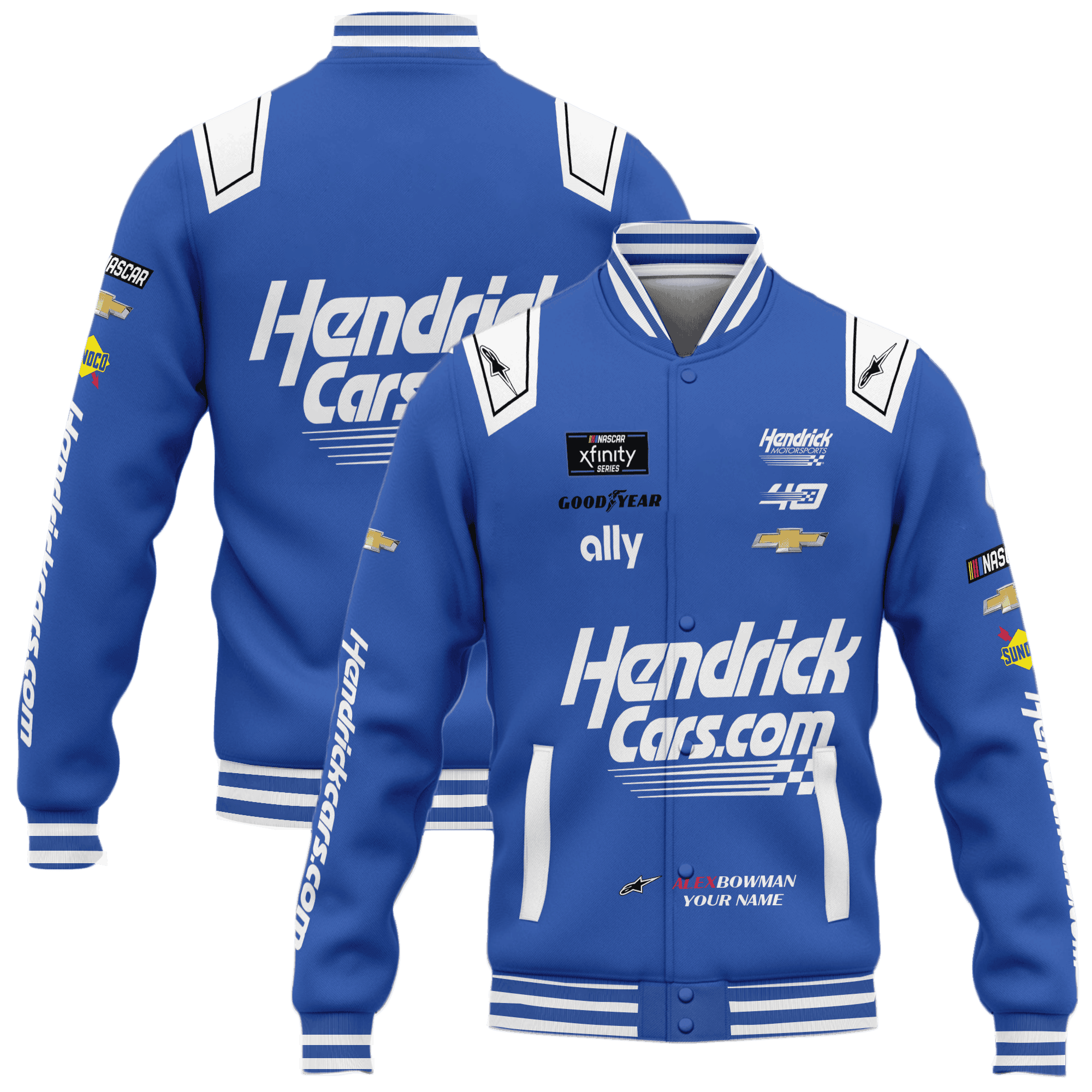 Alex Bowman | Premium Car Racing 3D Printed Apparel - Image 5