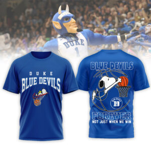 Duke Blue Devils | Premium NCAA Basketball Snoopy 3D Shirt TTH2105370
