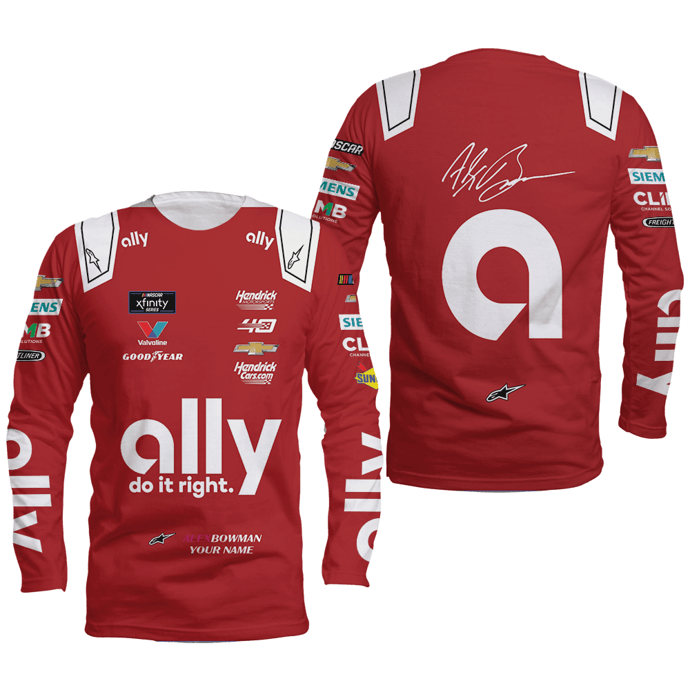 Alex Bowman | Premium Car Racing 3D Printed Apparel - Image 4