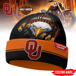 Oklahoma Sooners | Premium NCAA Harley Davidson Beanie Hat TTH2105316
