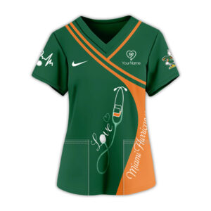 Miami Hurricanes | Premium NCAA Nurse Pride 3D Shirt TTH2105298
