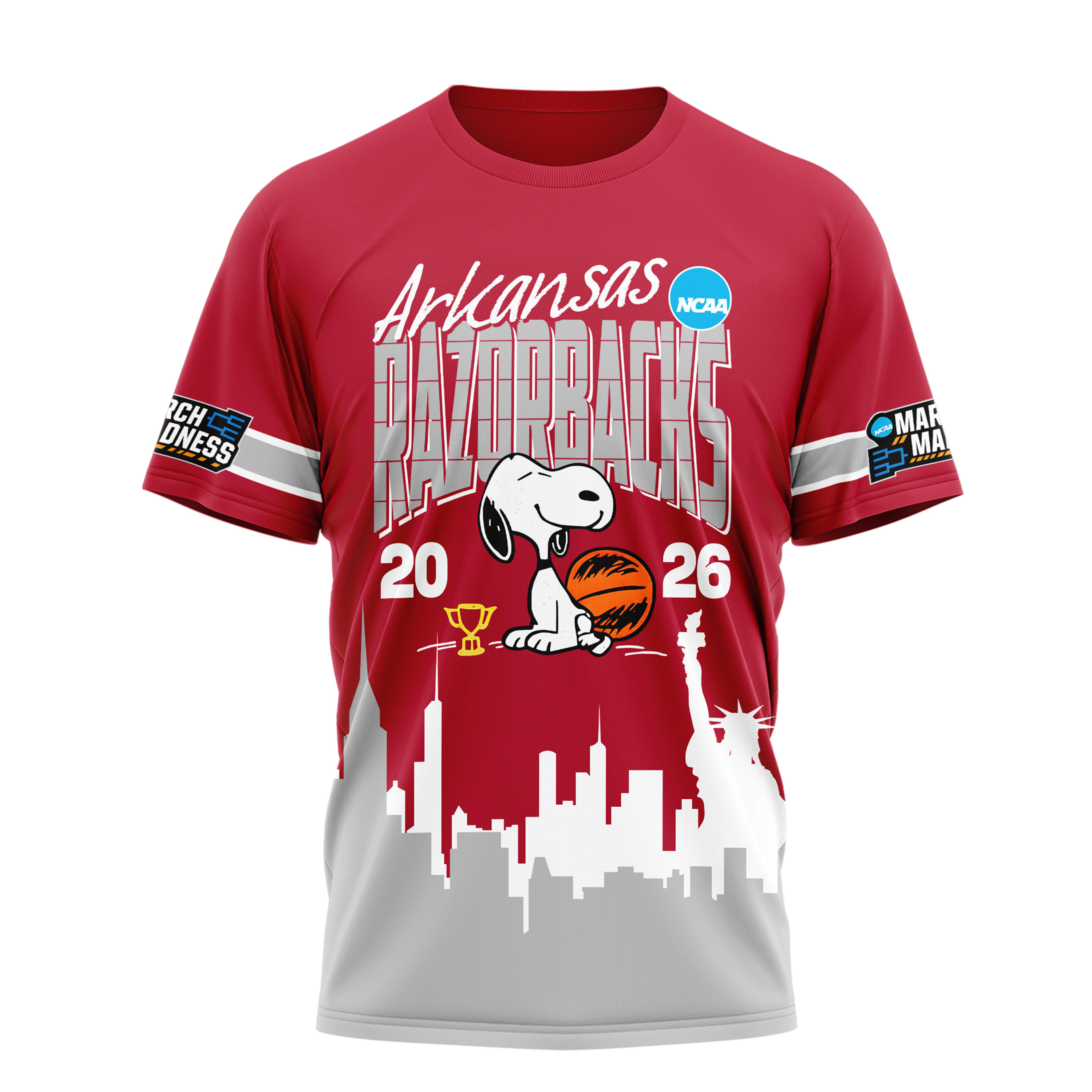 Arkansas Razorbacks | Premium NCAA March Madness 3D Shirt TTH2105318