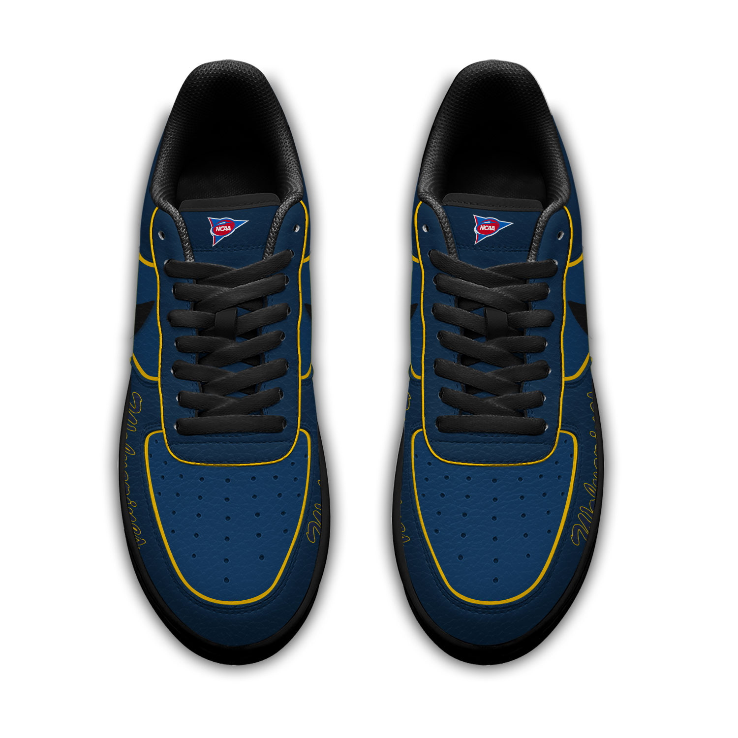 Michigan Wolverines x Premium NCAA Limited Edition Custom AF1 Shoes – Gift for Fans TTH190534 - Image 3