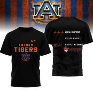 Auburn Tigers | Premium NCAA Heartbeat of True Fan 3D Shirt TTH2105258