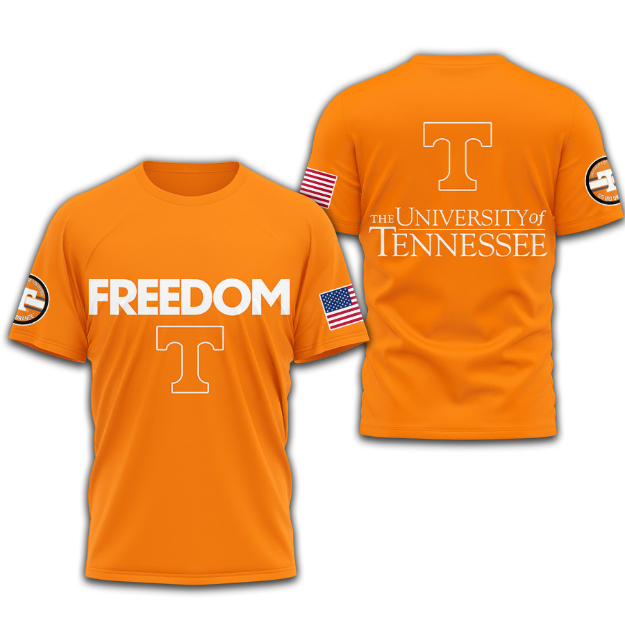 Tennessee Volunteers | Premium NCAA Freedom 3D Shirt TTH2105271 - Image 2