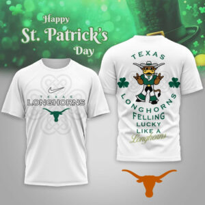 Texas Longhorns | Premium NCAA Lucky St. Patricks Day Shirt TTH2105302