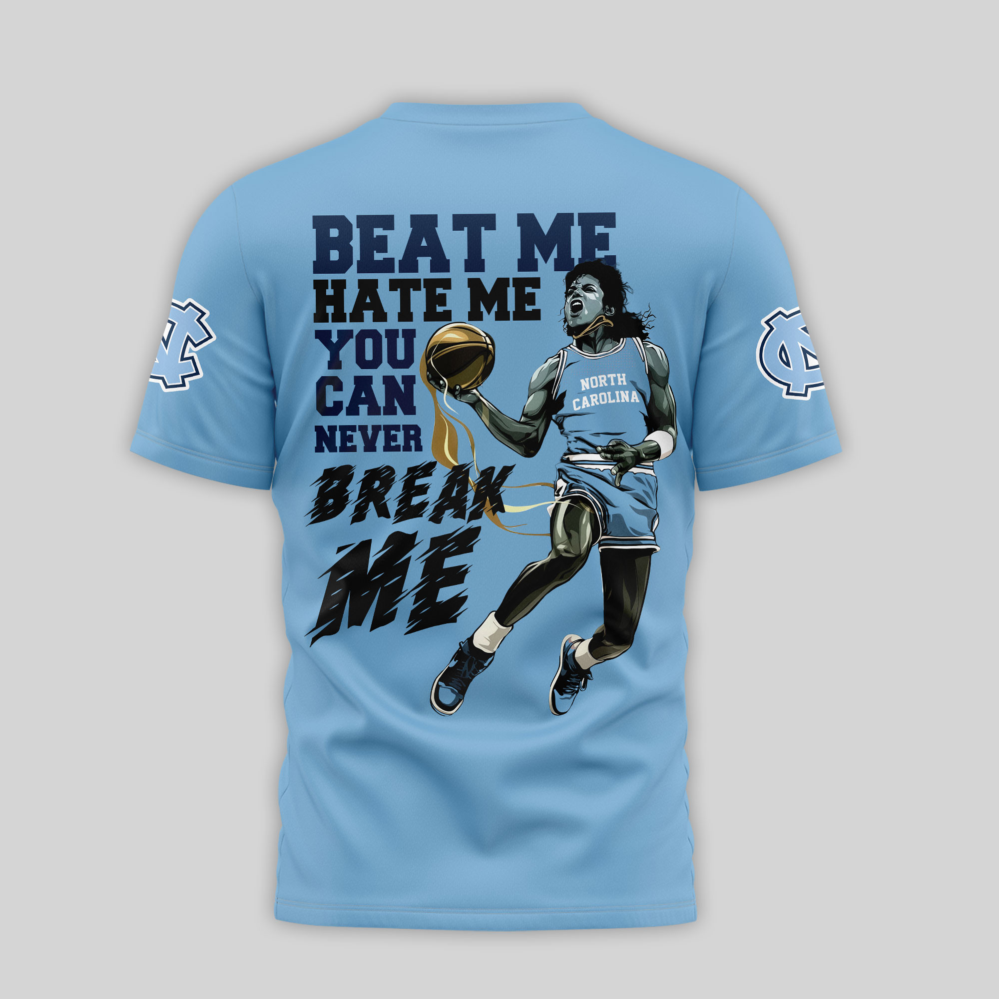 North Carolina Tar Heels | Premium NCAA Michael Jackson 3D Shirt TTH2105297 - Image 2