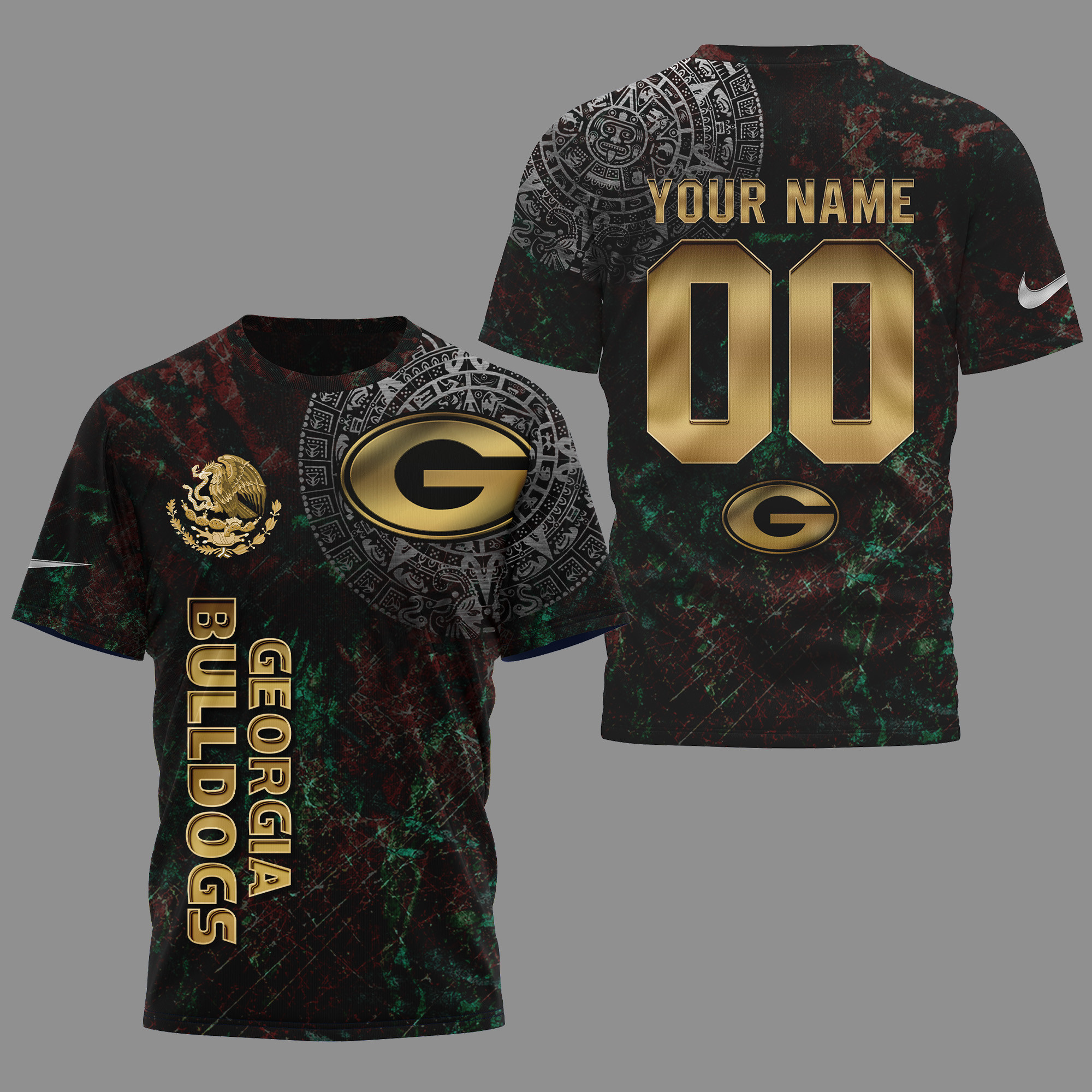 Georgia Bulldogs | Premium Mexican Heritage 3D Shirt TTH2105312