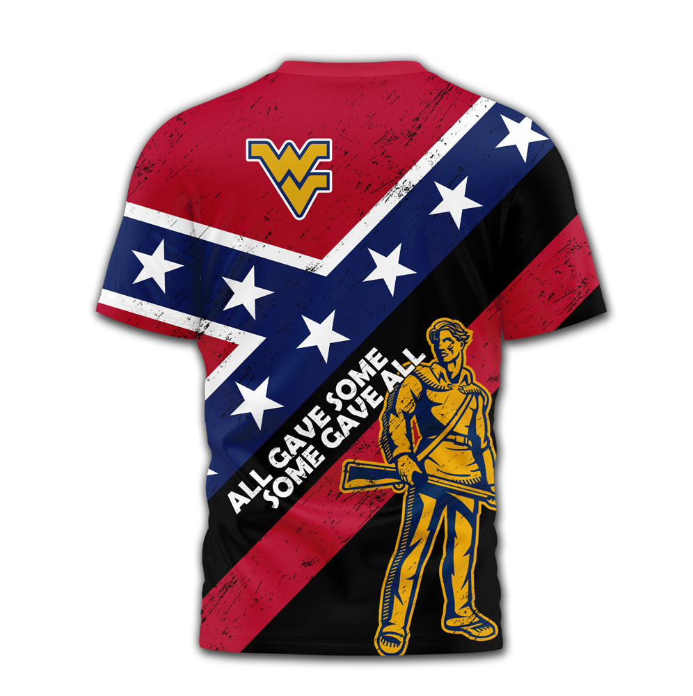 West Virginia Mountaineers | Premium NCAA Honoring Our Veterans T-Shirt TTH2105306 - Image 2