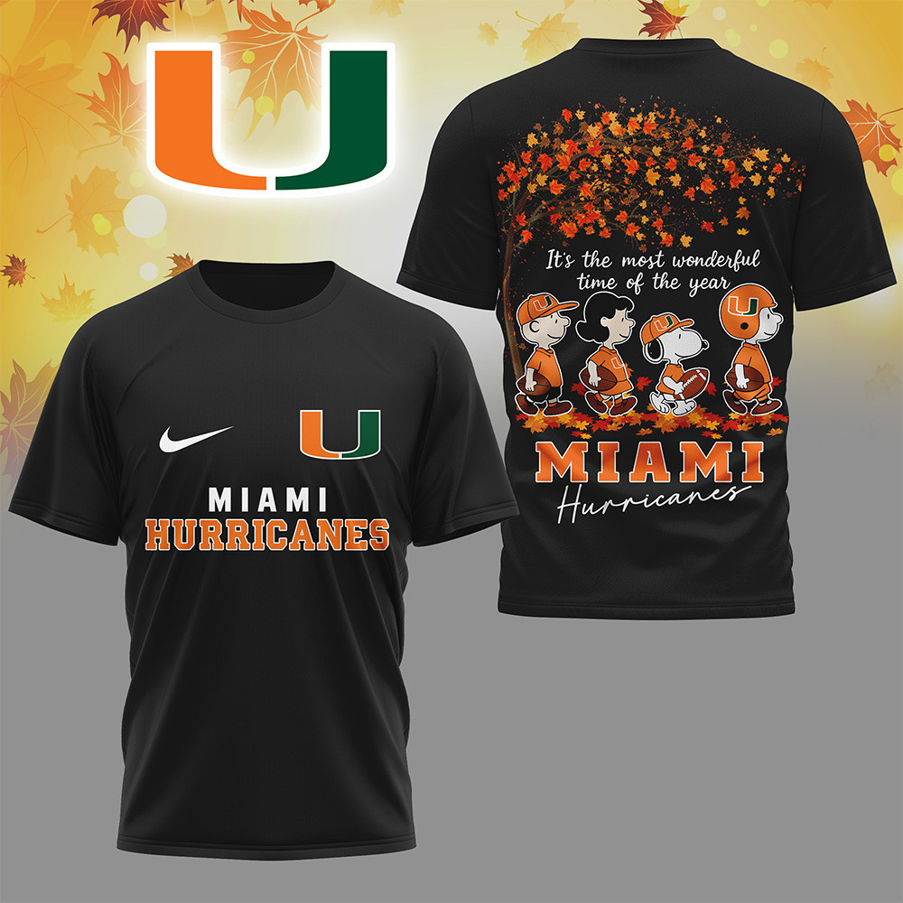 Miami Hurricanes | Premium NCAA Fall Season 3D Shirt TTH2105238