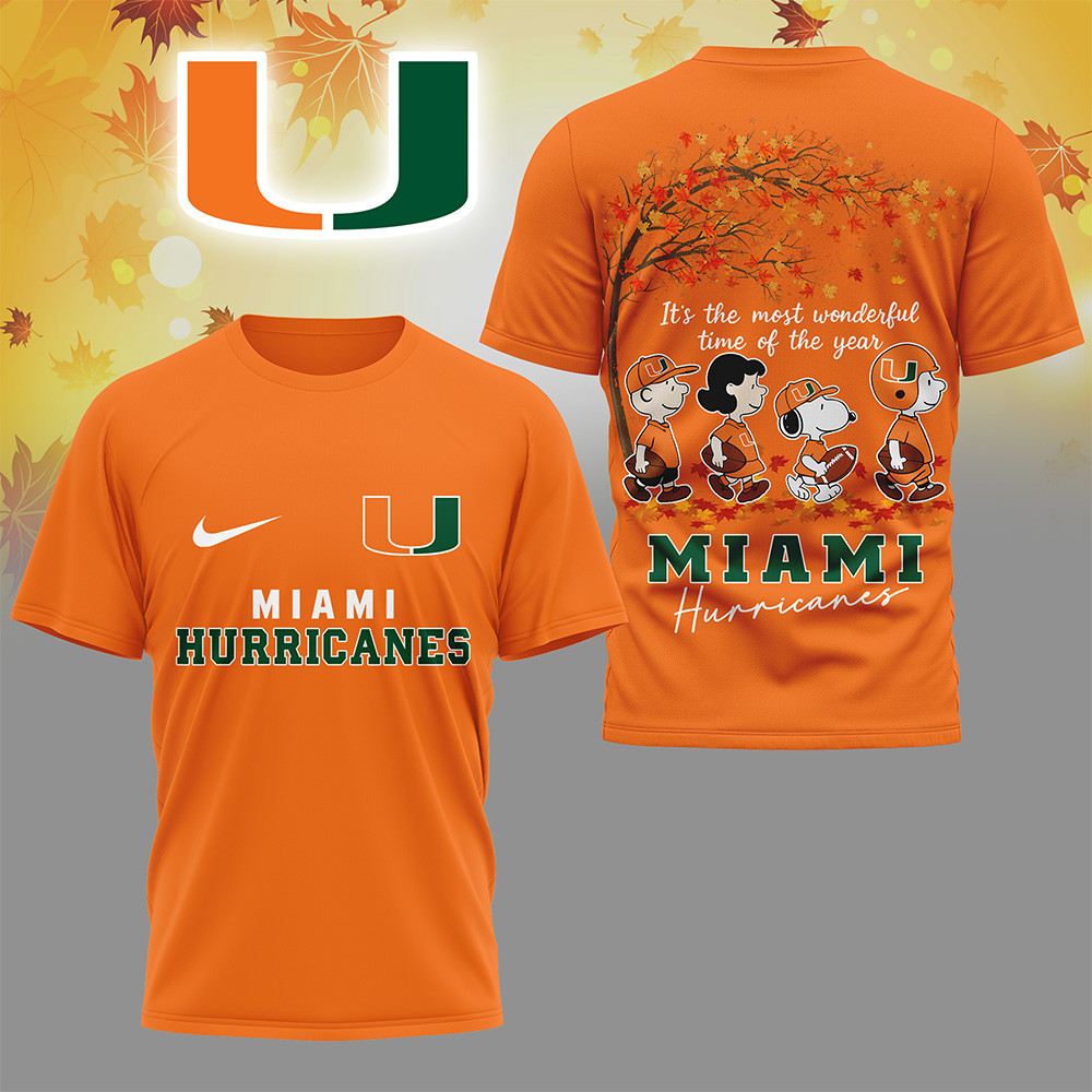 Miami Hurricanes | Premium NCAA Fall Season 3D Shirt TTH2105238 - Image 2