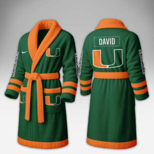 Miami Hurricanes | Premium NCAA Fleece Bathrobe TTH2105284