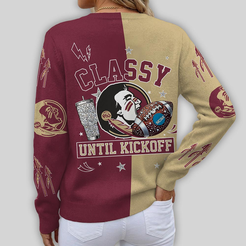 Florida State Seminoles | Premium NCAA Game Day V-Neck Cardigan TTH2105269