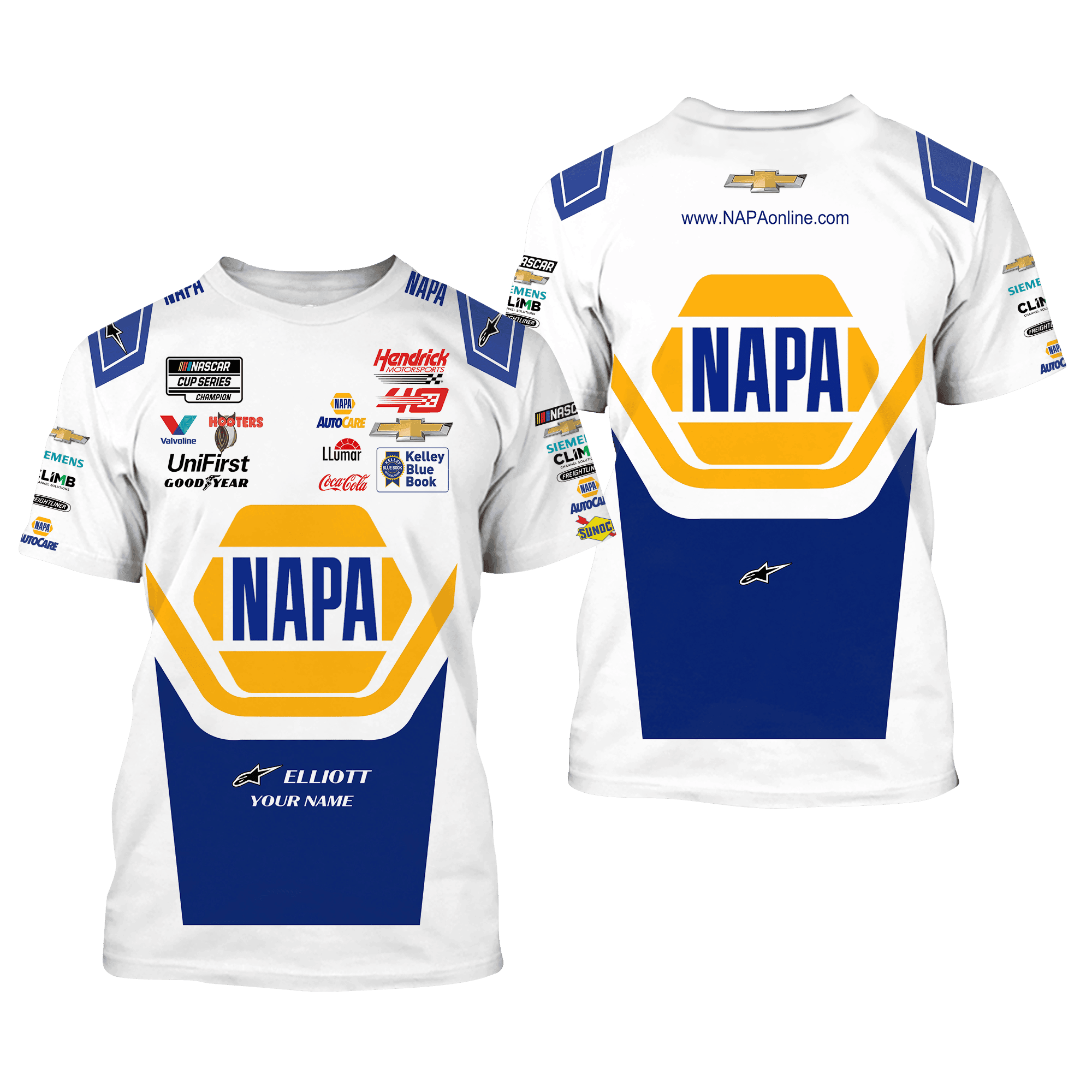 Chase Elliott #9 NAPA | Premium Car Racing 3D Printed Apparel - Image 3