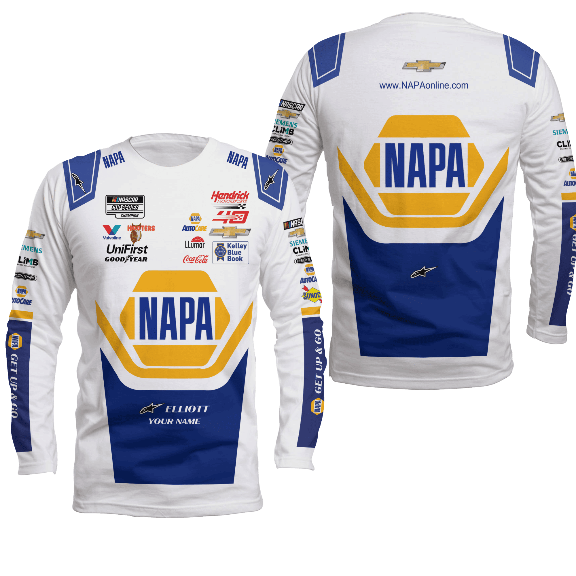 Chase Elliott #9 NAPA | Premium Car Racing 3D Printed Apparel - Image 4
