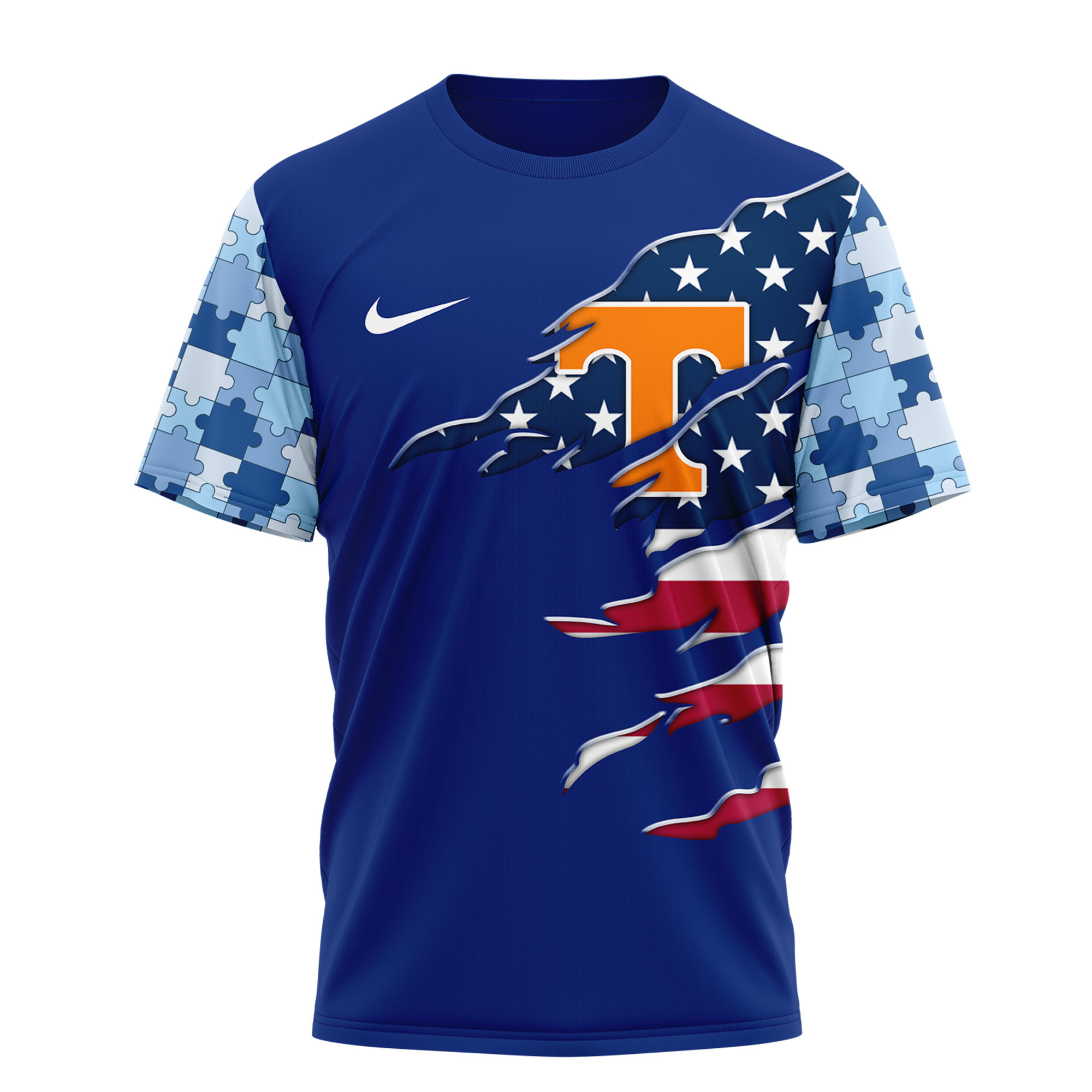 Tennessee Volunteers | Premium NCAA Autism Strong 3D Shirt TTH2105279