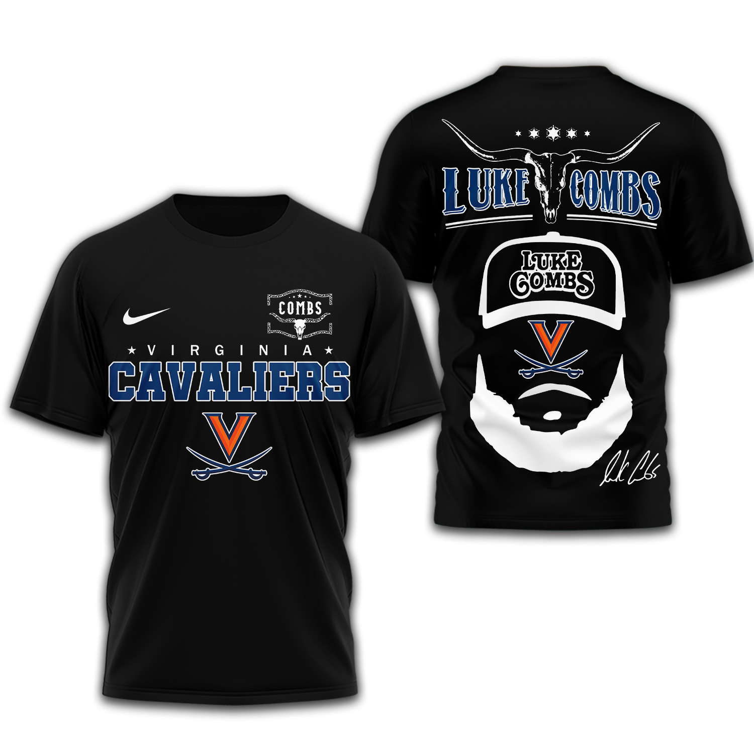 Virginia Cavaliers | Premium NCAA Luke Combs 3D Shirt TTH2105338