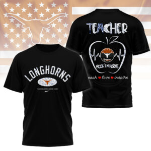 Texas Longhorns | Premium Teacher Appreciation Day 3D Shirt TTH2105288