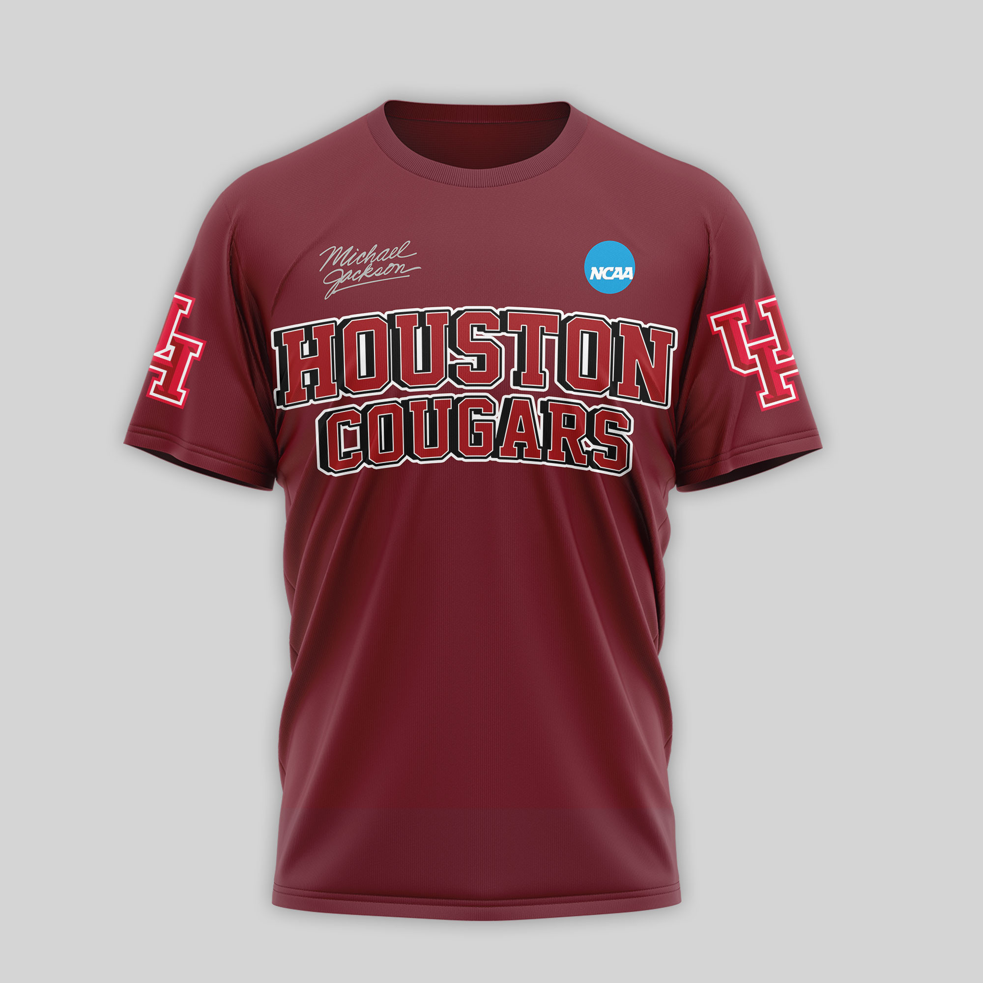 Houston Cougars | Premium NCAA Michael Jackson 3D Shirt TTH2105297
